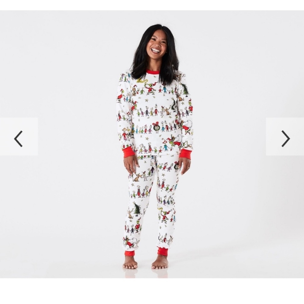Pottery Barn Grinch Adult Pajama Set